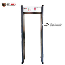 Cảm biến nhiệt độ cơ thể hồng ngoại Đi qua cổng máy dò kim loại để kiểm tra người bị sốt trong khách sạn