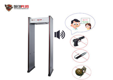 0,1-50cm Kiểm tra khoảng cách Máy dò kim loại Cửa an ninh Tiếng Anh Phát thanh